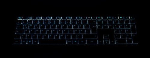 GEMBIRD ECLIPSE BEZPRZEWODOWY ZESTAW KLAWIATURY I MYSZKI Z PODŚWIETLENIEM PRO BUSINESS SLIM, UKŁAD US, CZARNY