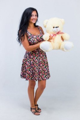 Miś TOMMY 65cm kremowy