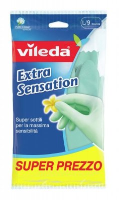 Rękawice Vileda Extra Sensation &quot;L&quot;