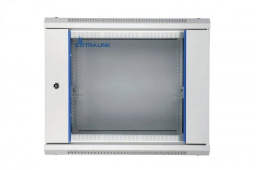 Szafa rack Extralink EX.8581 (400mm / 600mm / 600 mm; wisząca; Otwierane; 19&#039;&#039;; kolor szary)