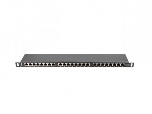 Patch panel Lanberg PPS5-0024-B (0.5U; kat. 5e; 24xRJ-45)