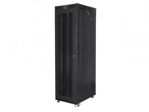 LANBERG SZAFA STOJĄCA RACK 19&quot; 47U 800X1000 DRZWI PERFOROWANE CZARNA FF01-8047-23BL