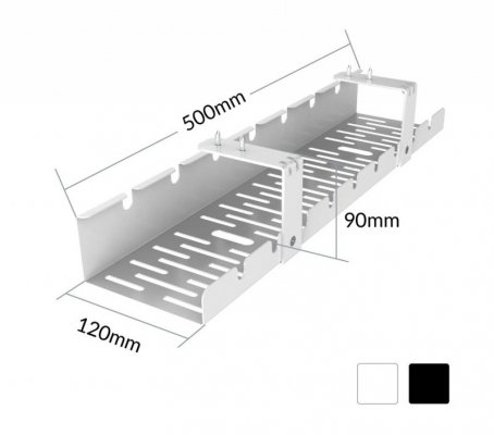 Organizer kabli do biurka ACTIVEJET CMP502 czarny