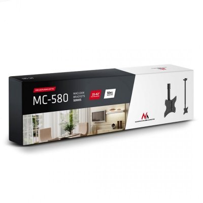 Uchwyt ścienny do telewizora Maclean MC-580 (Obrotowy, sufitowy, Uchylny - 37&quot;; max. 50kg)