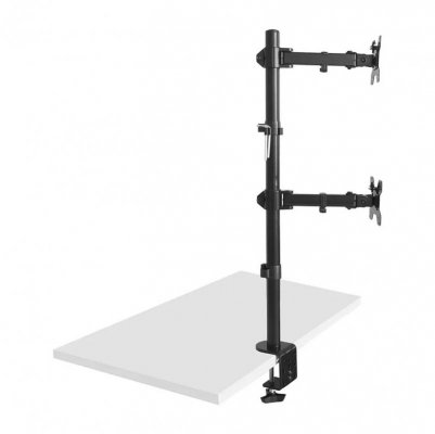 MACLEAN UCHWYT DO MONITORAMAX VESA 100X100, 13-27&quot;, 9KG, PODWÓJNY MC-967