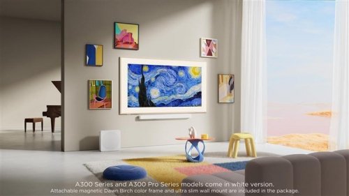 Telewizor TCL NXTFrame 55A300 PRO QLED 55&#039;&#039; 4K Ultra HD 144Hz Google TV Dolby Vision IQ Biały