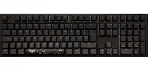 Ducky Shine 7 klawiatura Gaming USB Niemiecki Czarny