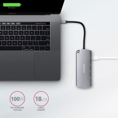 AXAGON HMC-6M2 Wieloportowy hub USB-C