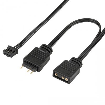 Silverstone Shark Force 160 ARGB Obudowa komputera Wentylator Czarny, Biały 1 szt.