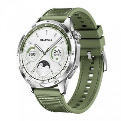 Huawei WATCH GT 4 3,63 cm (1.43&quot;) AMOLED 46 mm Cyfrowy 466 x 466 px Stal nierdzewna Wi-Fi GPS