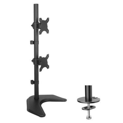 Techly ICA-LCD 2520V uchwyt / stojak do monitorów 68,6 cm (27&quot;) Biurko Czarny