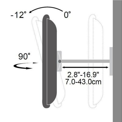 TECHLY UCHWYT ŚCIENNY TV LED/LCD 23-55 CALI 70KG O