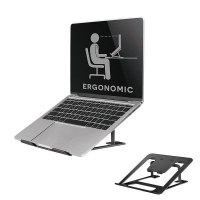 Neomounts NSLS085BLACK stojak na laptop Podstawka na notebooka Czarny 43,2 cm (17&quot;)