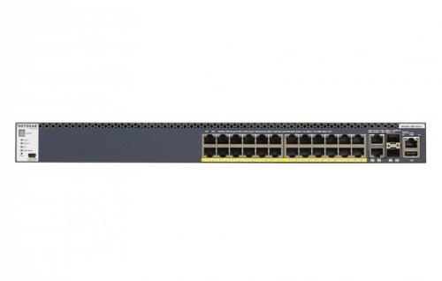 NETGEAR M4300-28G-PoE+ Zarządzany L2/L3/L4 10G Ethernet (100/1000/10000) Obsługa PoE 1U Czarny