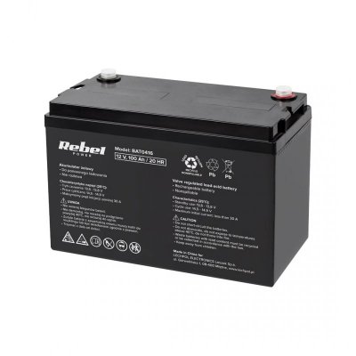 Akumulator żelowy 12V 100Ah  Rebel