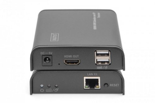 Digitus Przedłużacz sygnału wideo HDMI KVM przez IP, zestaw
