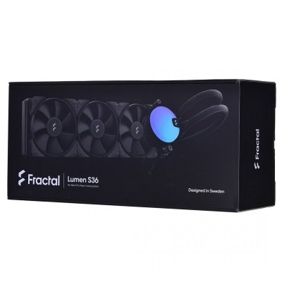 Fractal Design Lumen S36 v2 Procesor Chłodnica cieczy all-in-one 12 cm Czarny 1 szt.