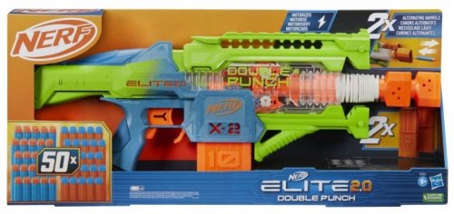Hasbro Nerf Elite - Wyrzutnia Double Punch + strzałki