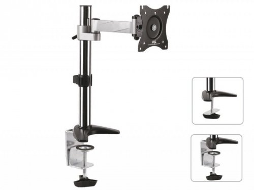 Uchwyt biurkowy do monitora Maclean MC-717 (biurkowy, Obrotowy, Uchylny - 27&quot;; max. 8kg)