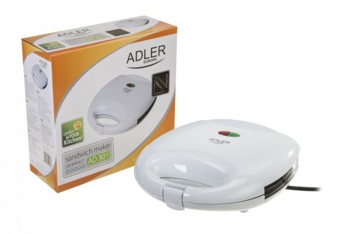 Adler AD 301 toster 750 W Biały