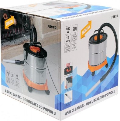 Odkurzacz do popiołu 800W/20 L 78870 TOYA