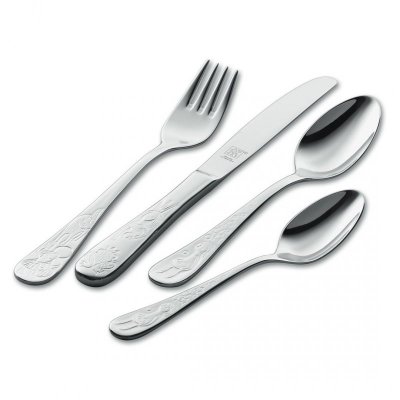 ZWILLING 07010-210-0 mały sztuciec Zestaw sztućców dla malucha Srebrny Stal nierdzewna