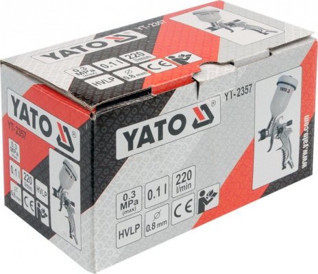 Pistolet Lakierniczy 1/4&quot; 0,1l YATO