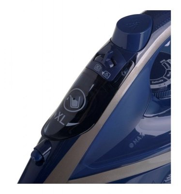 Tefal Ultragliss Anti-Calc Plus FV6830E0 żelazko Żelazko parowe 2800 W Niebieski, Srebrny