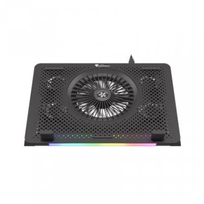 Podstawka chłodząca pod laptopa Genesis Oxid 450 RGB 15.6&quot; z wentylatorem, podświetlenie, 2 USB