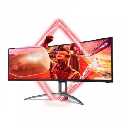 AOC B2 AG493UCX2 monitor komputerowy 124 cm (48.8&quot;) 5120 x 1440 px Quad HD LED Czarny
