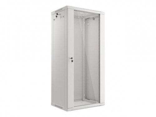 LANBERG SZAFA WISZĄCA 19&quot; 27U 600X450 (DRZWI SZKLANE, SZARA RAL7035)