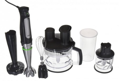 Braun MQ 7087X 1,2 l Blender immersyjny 1000 W Czarny, Stal nierdzewna