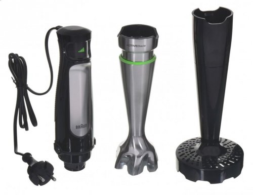 Braun MQ 7087X 1,2 l Blender immersyjny 1000 W Czarny, Stal nierdzewna