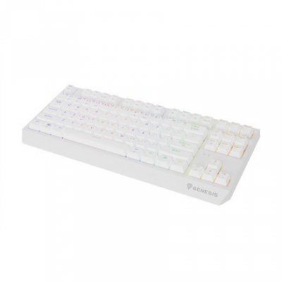 GENESIS Thor 230 TKL klawiatura Gaming USB + RF Wireless + Bluetooth QWERTY US English Biały