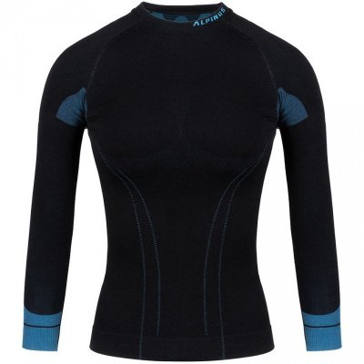 Bluza termoaktywna damska Alpinus Tactical Base Layer czarno-niebieska GT43210 L