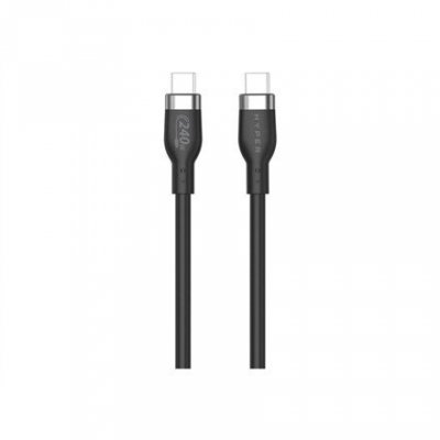 HYPER HJ4002BKGL kabel USB USB 2.0 2 m USB C Czarny