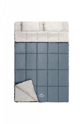 śpiwór double with pillow nh21msd05-shadow blue NATUREHIKE