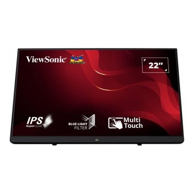 Viewsonic TD2230 monitor komputerowy 54,6 cm (21.5&quot;) 1920 x 1080 px Full HD LCD Ekran dotykowy Przeznaczony dla wielu użytk