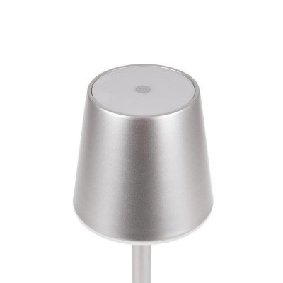 Lampka Biurkowa Nocna V-TAC 3W LED Ładowanie Ściemnianie Szara VT-7703 4000K 70lm
