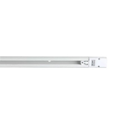 Szyna V-TAC VT-6129 szynoprzewód, szynosystem 3F 1 m + złącze zasilające i zaślepka (SKU 9945) Biały
