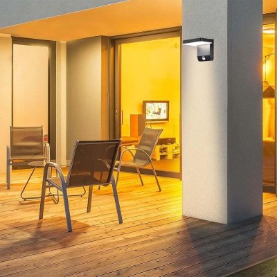 Projektor Oprawa Elewacyjna V-TAC 17W Czujnik Ruchu Czarna IP65 VT-11020-150-B 4000K 2580lm
