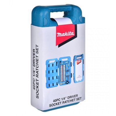 Zestaw bitów i nasadek z uchwytem MAKITA P-90283 40el. w walizce