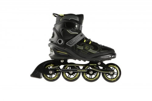 ŁYŻWOROLKI NILS EXTREME NA9157 CZARNO-ZŁOTE  ROZM. 40