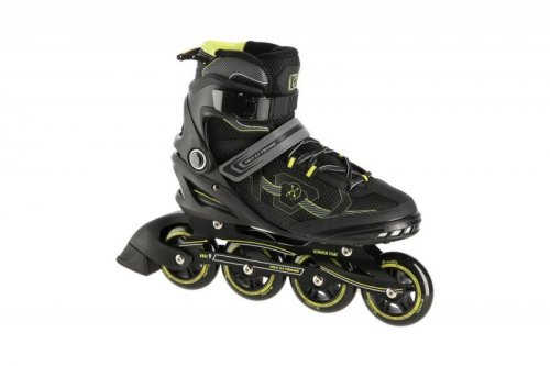 ŁYŻWOROLKI NILS EXTREME NA9157 CZARNO-ZŁOTE  ROZM. 41