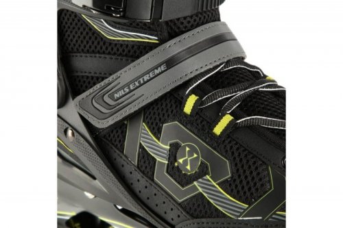 ŁYŻWOROLKI NILS EXTREME NA9157 CZARNO-ZŁOTE  ROZM. 39