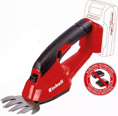 Nożyce do trawy EINHELL GE-CG 18/1 LI Solo 3410382 akumulatorowe 100 mm 18 V Czarny, Czerwony