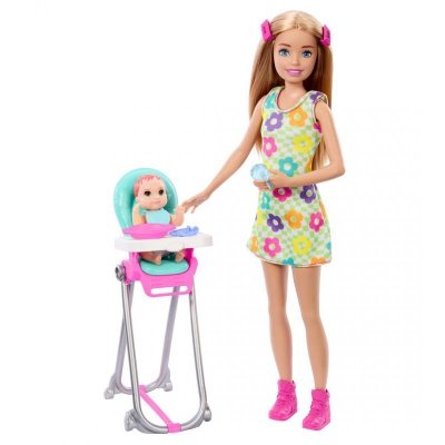 Lalka Barbie Skipper Babysitters Inc. HTK35