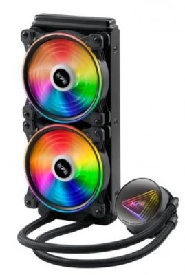XPG LEVANTE X 240 Procesor Zestaw do chłodzenia płynami 12 cm Czarny