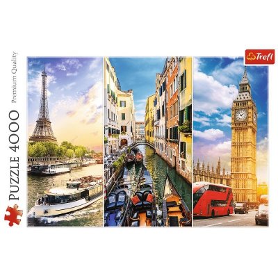 Trefl 45009 puzzle Puzzle układanka 4000 szt. Miast