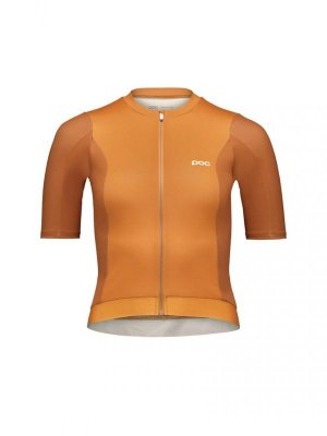 Koszulka kolarska damska POC Cadence Jersey, bauxite brown, rozmiar: S